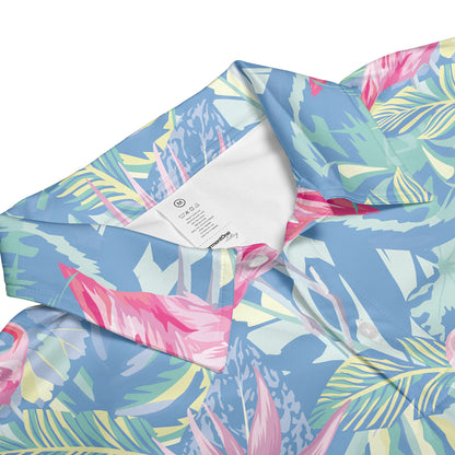 Petthouse | Customized Picture Flamingo Hawaiian Shirt For Men Tropical Trends Men Shirts Flamingo Summer Dad Gift