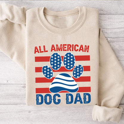 Petthouse | Father's Day Dog Lover Shirt, 4th Of July Shirt,  American Dog Dad Independence Day