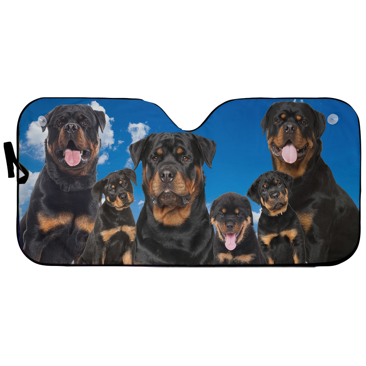 Petthouse | Rottweiler Car Sun Shade Windshield Foldable Car Shades For Front Windows Sunshade Dog