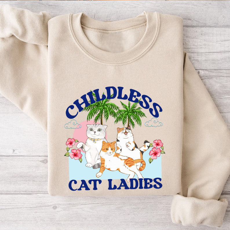 Petthouse | Childless Cat Ladies Shirt, Childless Cat Lady, Cat Ladies Coconut Tree, Comma La America