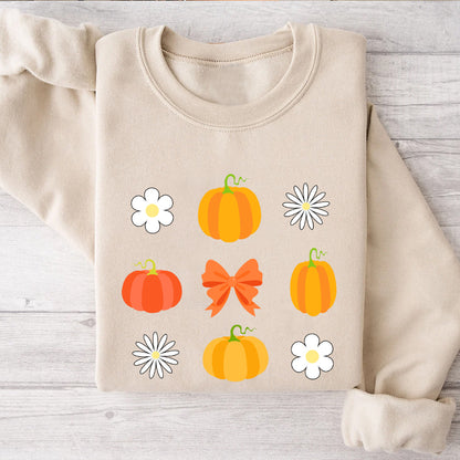 Petthouse | Fall Pumpkin Shirt, Coquette Orange Bow Fall Shirt, Pumpkin Lover Shirt, Thanksgiving