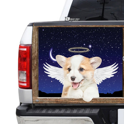 Petthouse | Loss Dog Truck Tailgate Decal Corgi Your Wings Were Ready Memorial Dog Tailgate