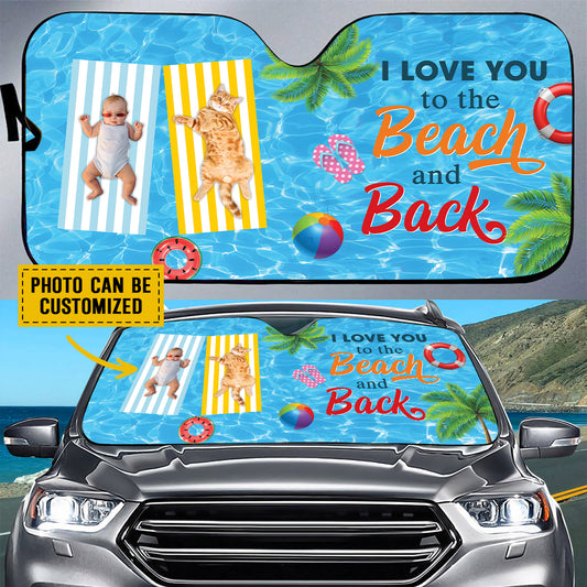 Petthouse | Customizable Gift Windshield Sun Shade Baby Swimming Pool Chillin Car Sun Shade Windshield