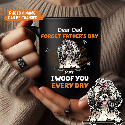 Petthouse | Personalized Dog Dear Dad Forget Father's Day Shirt, Dog Dad Novelty Shirt, Dog Owner Gifts