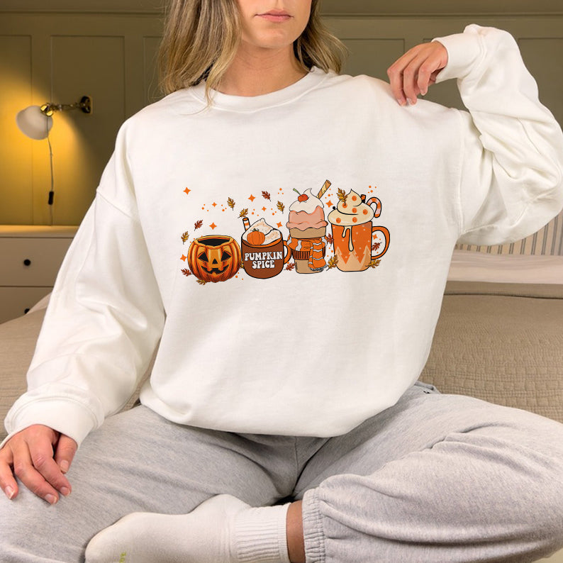 Petthouse | Custom Border Collie Dog Halloween Shirt, Dog Fall Shirt, Pumpkin Spice Latte Coffee Shirt