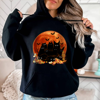 Petthouse | Cat Halloween Classic Tshirt, Spooky Halloween, Halloween Cat Shirt, Cat Lovers