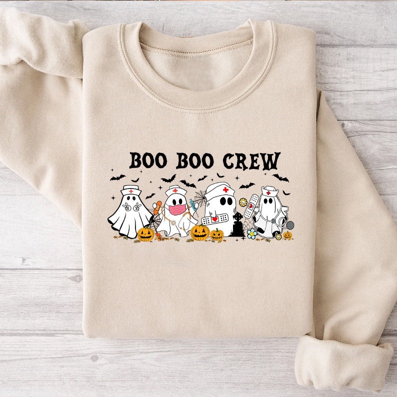 Petthouse | Halloween Nurse Shirt, Boo Boo Crew, Nurse Shirt For Women, Spooky Season, Boo Nurse Halloween