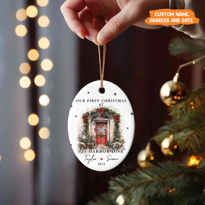 Petthouse | Personalized New Home Ornament, Christmas Ornament 2025, Our First Christmas In New Home