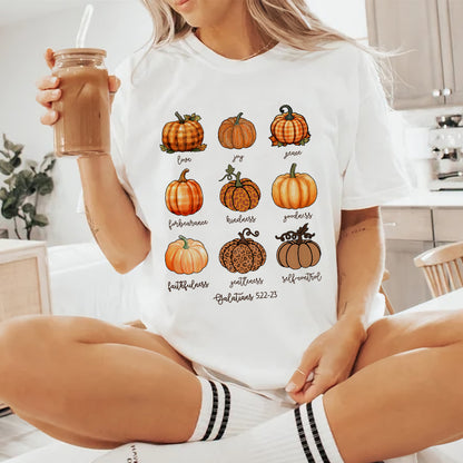 Petthouse | Fall Pumpkin Jesus Bible Shirt, Buffalo Plaid Leopard Pumpkin Halloween, Bible Verse Christian