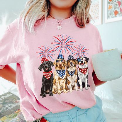 Petthouse | 4th Of July Dog Shirt, Dog Lover Gift, Fourth Of July Dog, Independence Day Shirt