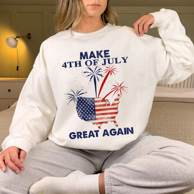 Petthouse | Personalized Dog Independence Day Shirt, Make 4th Of July Great Again, Gift For Dog