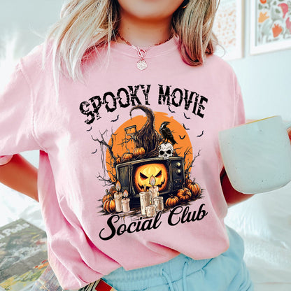 Petthouse | Spooky Movie Social Club Shirt, Funny Halloween Social Club, Spooky Season Horror Movie