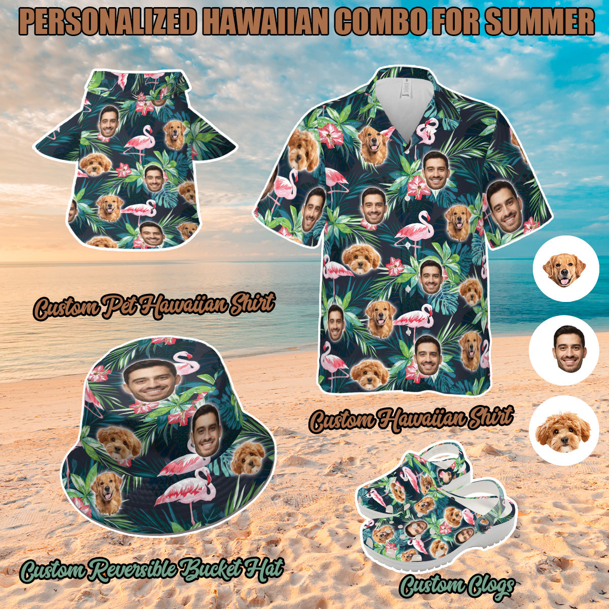 Petthouse | Custom Hawaiian Tropical Shirt For Family, Hawaiian Tropical Floral Shirts