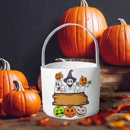 Petthouse | Personalized Halloween Bag, Kids Trick Or Treat Bag, Halloween Candy Bag, Halloween Treat Bag