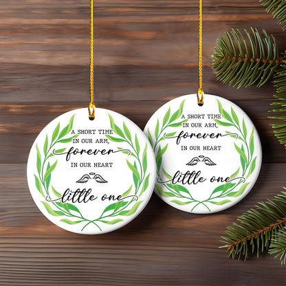 Petthouse | Personalized Pregnancy Loss Ornament, Baby Memorial, In Loving Memory Christmas Ornament