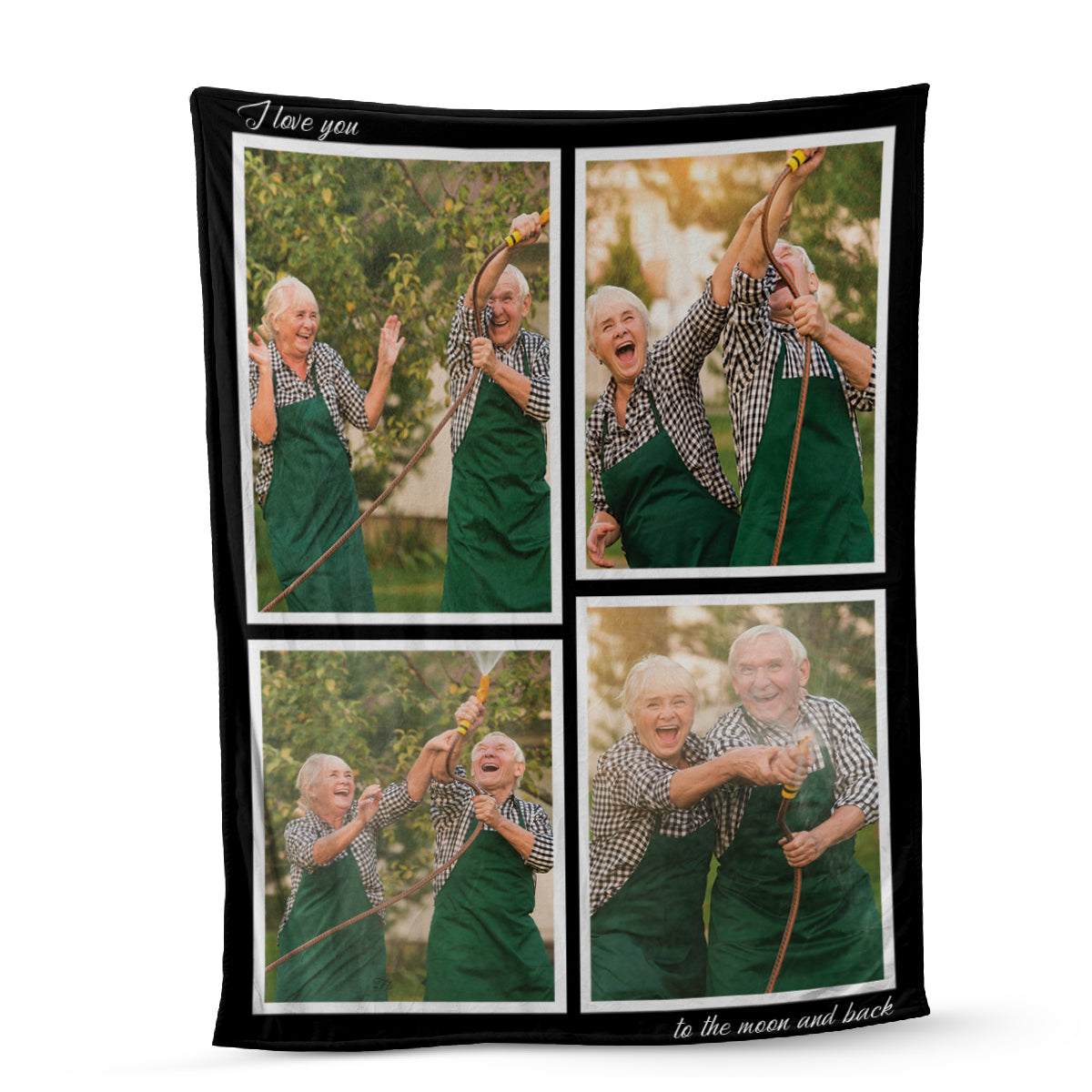 Petthouse | Custom Photo Blanket For Couples Christmas Fleece Blanket, Quilt Blanket Gift For Family