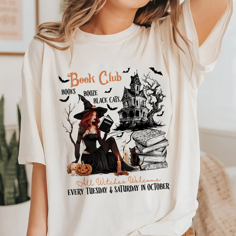 Petthouse | Book Club Shirt, Bookish Halloween Shirt, Spooky Reader Shirt, Book Lover, Witches Shirt