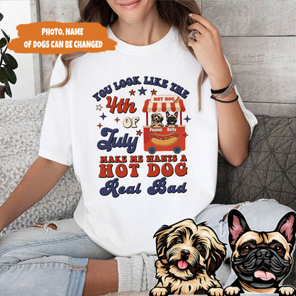 Petthouse | Personalized Dog Shirt You Look Like The 4th Of July Shirt, Independence Day Dog Lover