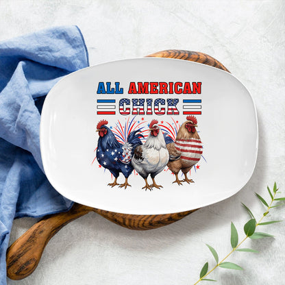 Petthouse | Grilling Plate For Independence Day, Chicken American Grilling Plate, Bbq Platter, Independence Day Gift