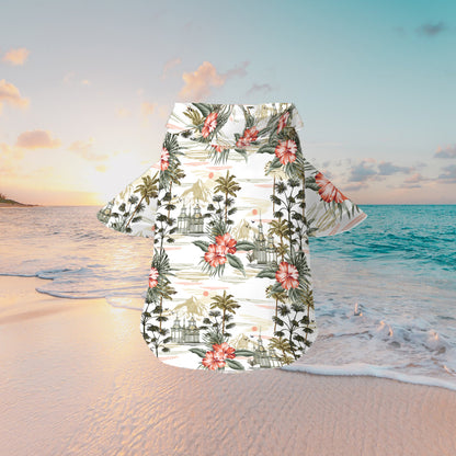 Petthouse | Personalize Face Tropical Flower Hawaiian Shirt, Funny Summer Party, Gift For Family