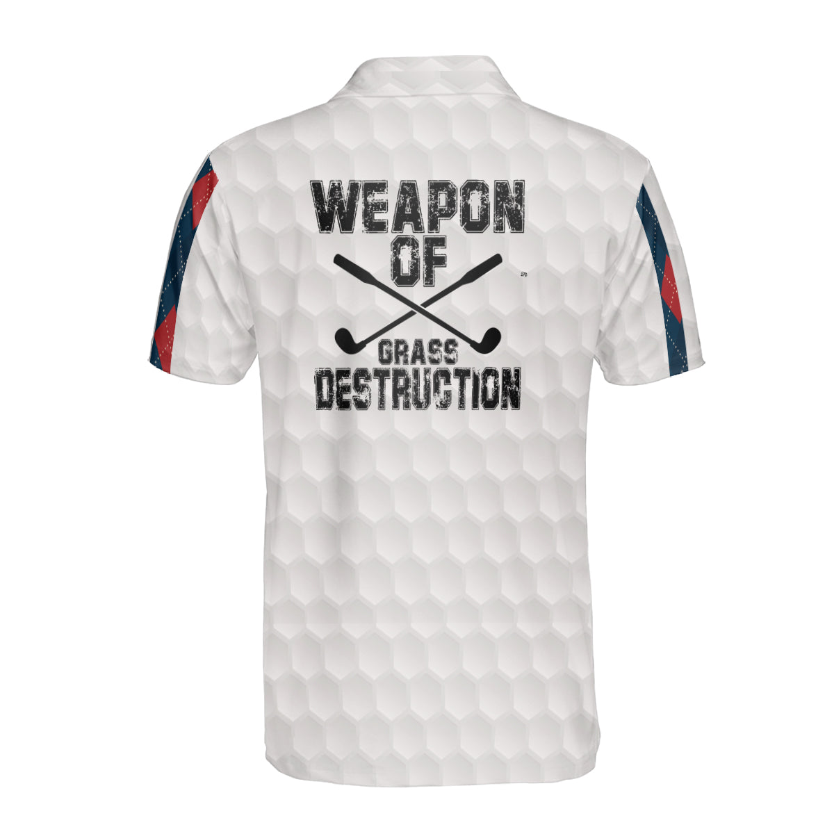 Petthouse | Golf Skull Weapon Of Grass Destruction Golfer T Shirt Golf Theme Unisex T Shirt Print All Over Full Size