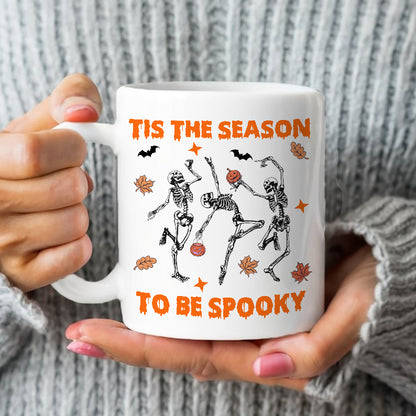 Petthouse | Dancing Skeleton Pumpkin It Shirt, Spooky Season Skeleton Shirt, Spooky Vibes Halloween