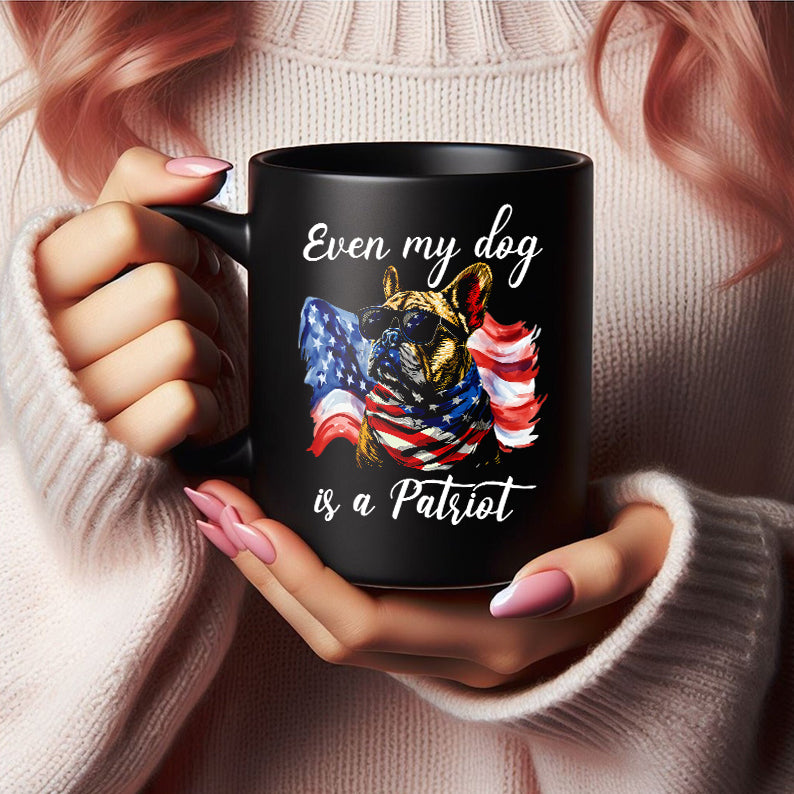 Petthouse | Custom Dog July 4th American Even My Dog Is A Patriot Shirt, Independence Day, Gift Dog