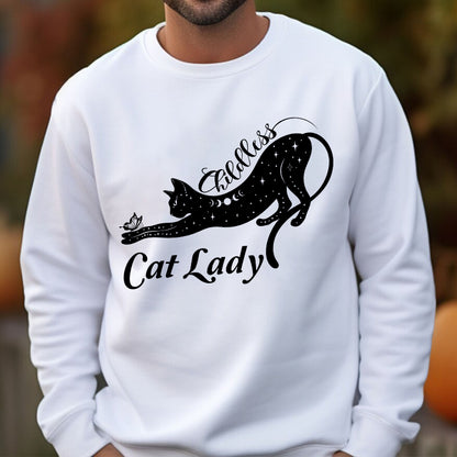 Petthouse | Childless Cat Lady Shirt For Woman, Cat Lady 2024 Shirt, Childless Cat Ladies, Black Cat