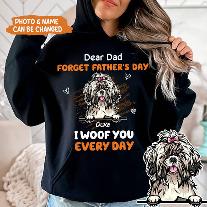 Petthouse | Personalized Dog Dear Dad Forget Father's Day Shirt, Dog Dad Novelty Shirt, Dog Owner Gifts