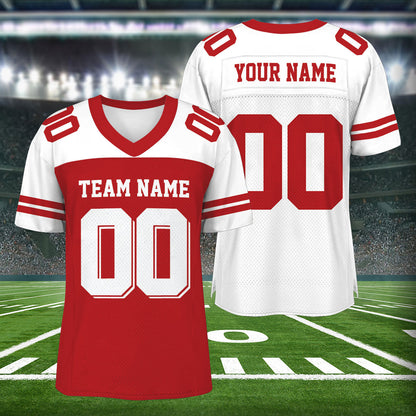 Petthouse | Personalized Football Jersey, Custom Team Name And Number, Game Day Sports Jersey, Football Team Jersey Shirt