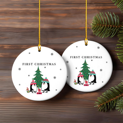 Petthouse | Personalized Baby's First Christmas Ornament 2024, First Christmas Ornament, Christmas Tree