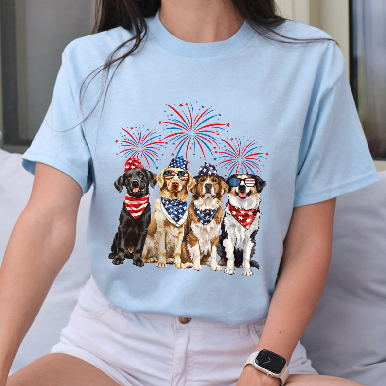 Petthouse | 4th Of July Dog Shirt, Dog Lover Gift, Fourth Of July Dog, Independence Day Shirt