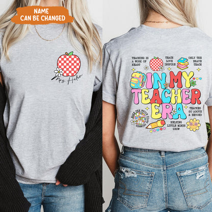 Petthouse | Personalized In My Teacher Era Shirt, Teacher Era Shirt, First Grade Teacher Shirt