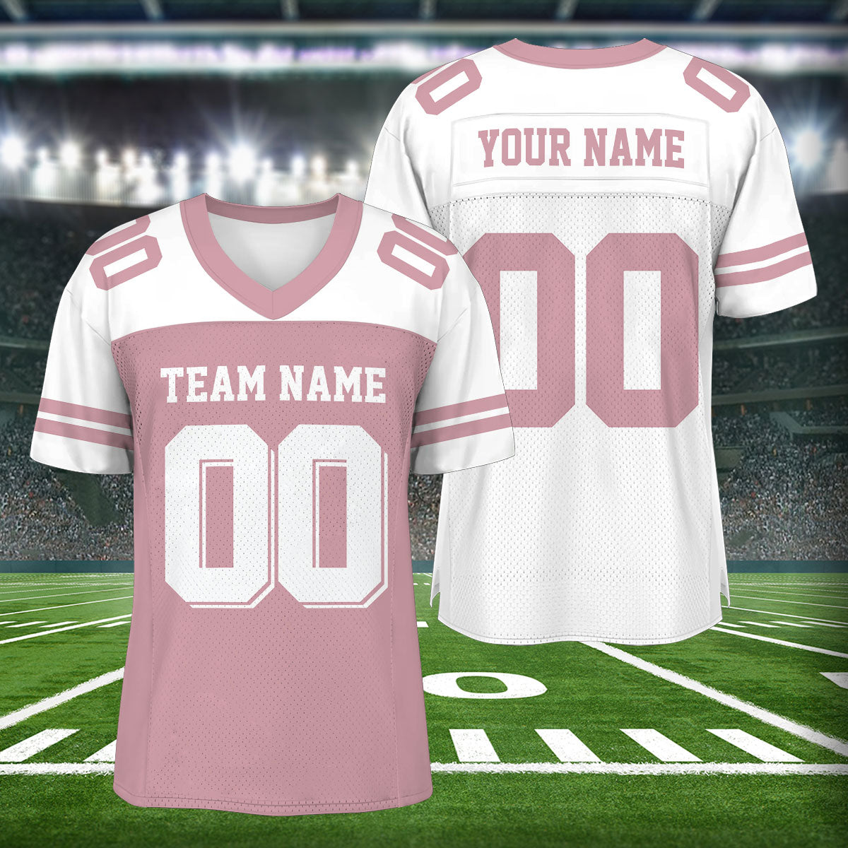 Petthouse | Personalized Football Jersey, Custom Team Name And Number, Game Day Sports Jersey, Football Team Jersey Shirt