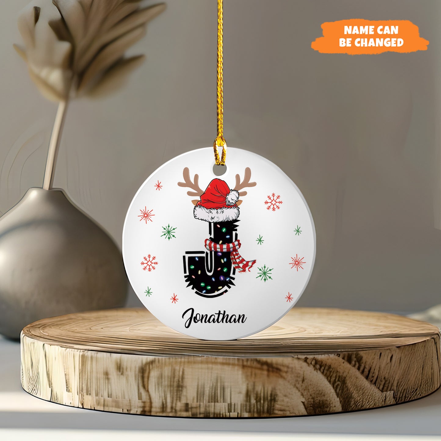 Petthouse | Personalized 2025 Family Ornament, Family Keepsake, Monogram Ornament, Christmas Gift