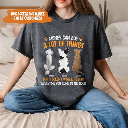 Petthouse | Personalized Dog Lover T-shirt, Gift For Dog Owners, Dog Enthusiasts, Money Can Buy A Lot