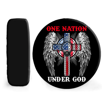 Petthouse | Us Christian Cross Spare Tire Cover American Needs Jesus Car Accessories Patriots Gift Christian