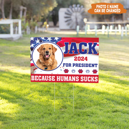 Petthouse | Funny Dog Yard Sign, Personalized Yard Sign, American Dog 2024, Dog Lover Gift