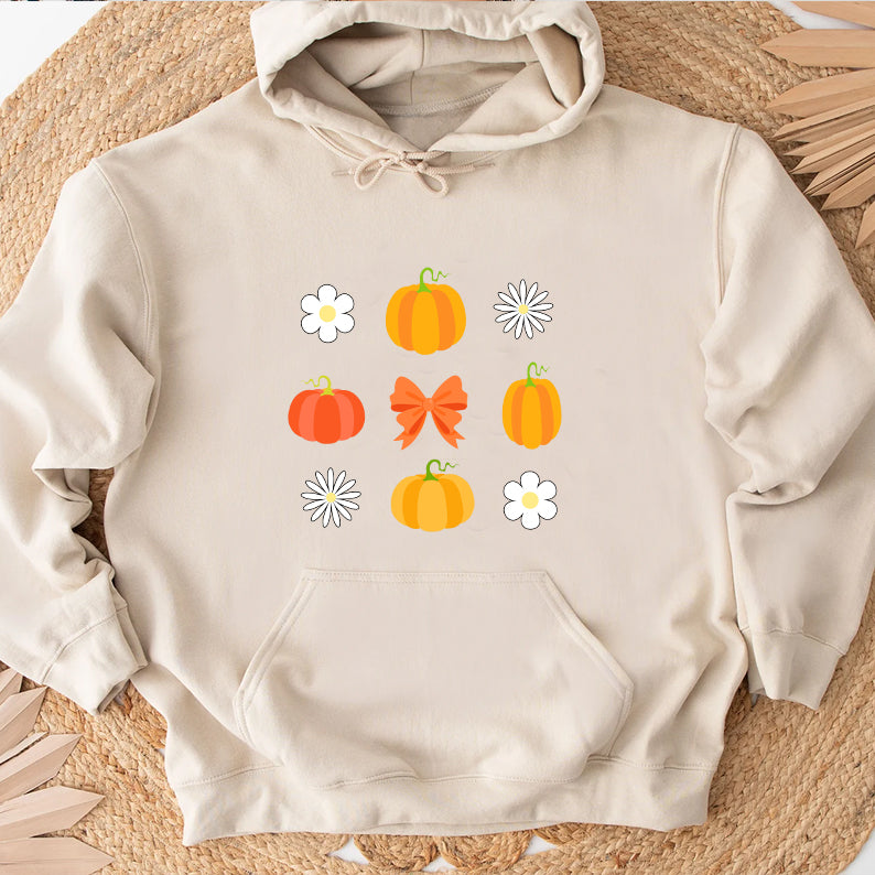 Petthouse | Fall Pumpkin Shirt, Coquette Orange Bow Fall Shirt, Pumpkin Lover Shirt, Thanksgiving