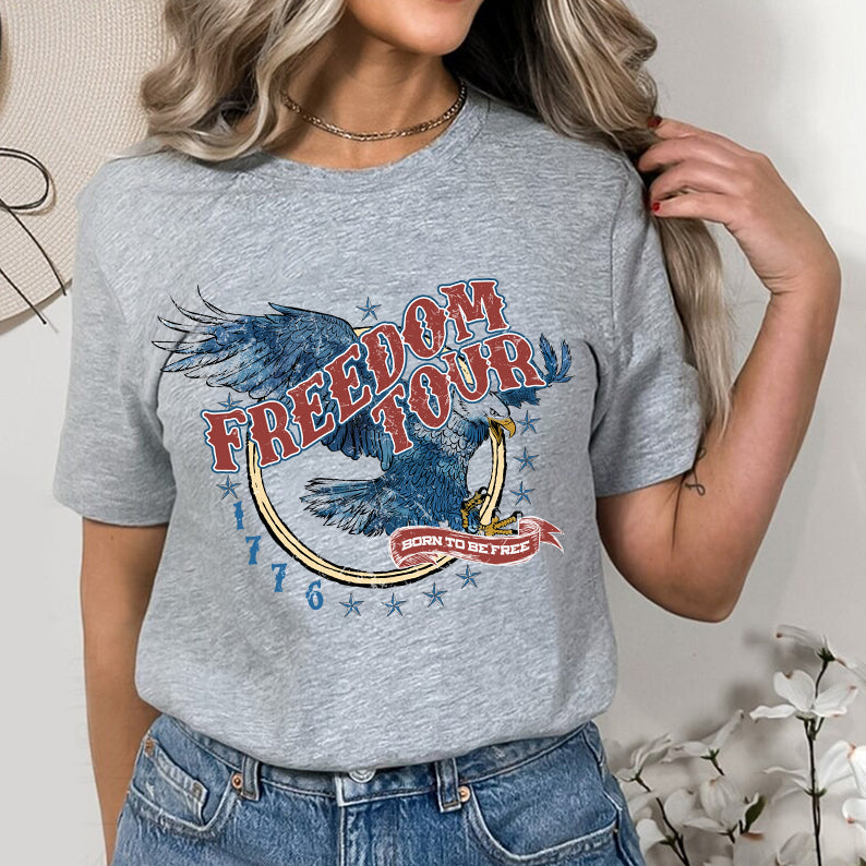 Petthouse | Freedom Tour 1776 T-shirt, Eagle 4th Of July Shirt, Freedom Shirt, Independence Day