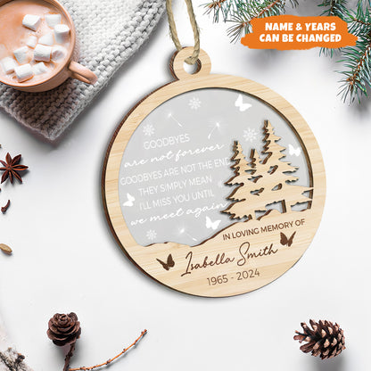 Petthouse | Personalized Memorial Ornament, In Loving Memory Christmas Ornament Gift, Remembrance Gifts