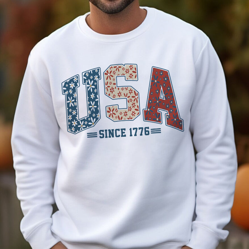 Petthouse | Usa Retro America Shirt, 4th Of July Patriotic Independence Day Shirt, Usa Since 1776 Shirt