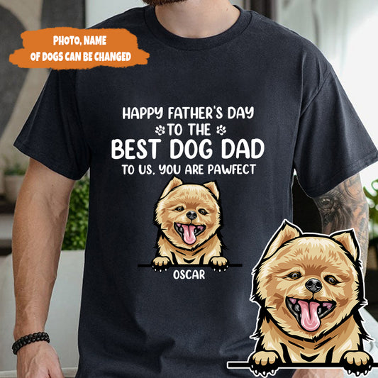 Petthouse | Custom Best Dog Dad Shirt, Happy Father's Day Gift, Gift For Dad, Dog Lovers Gift