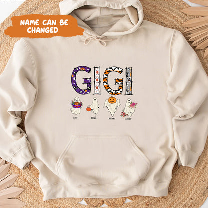 Petthouse | Personalized Halloween Mama Shirts, Halloween Gigi Shirt, Spooky Mimi Shirt Gift For Her