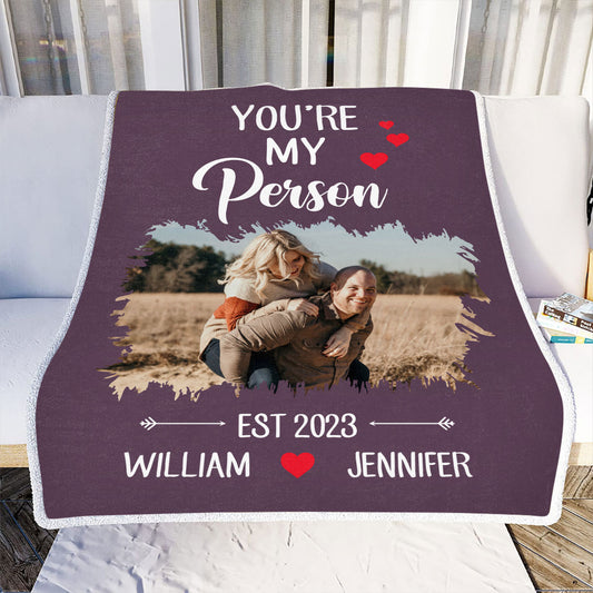 Petthouse | Customized Photo You Are The Best Thing Blanket For Couple, Fleece Blanket As Happy Valentines Day Gifts