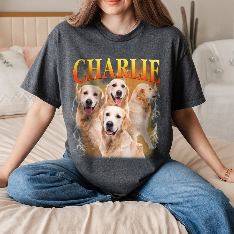 Petthouse | Custom Pet Photo Shirt, Vintage Pet Tshirt Pet, T Shirts For Pet Lovers, Vintage 90's Tee