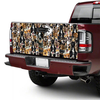 Petthouse | Tailgate Wrap Vinyl Graphic Decal Sticker Australian Cattle I’m Here Tailgate Wrap