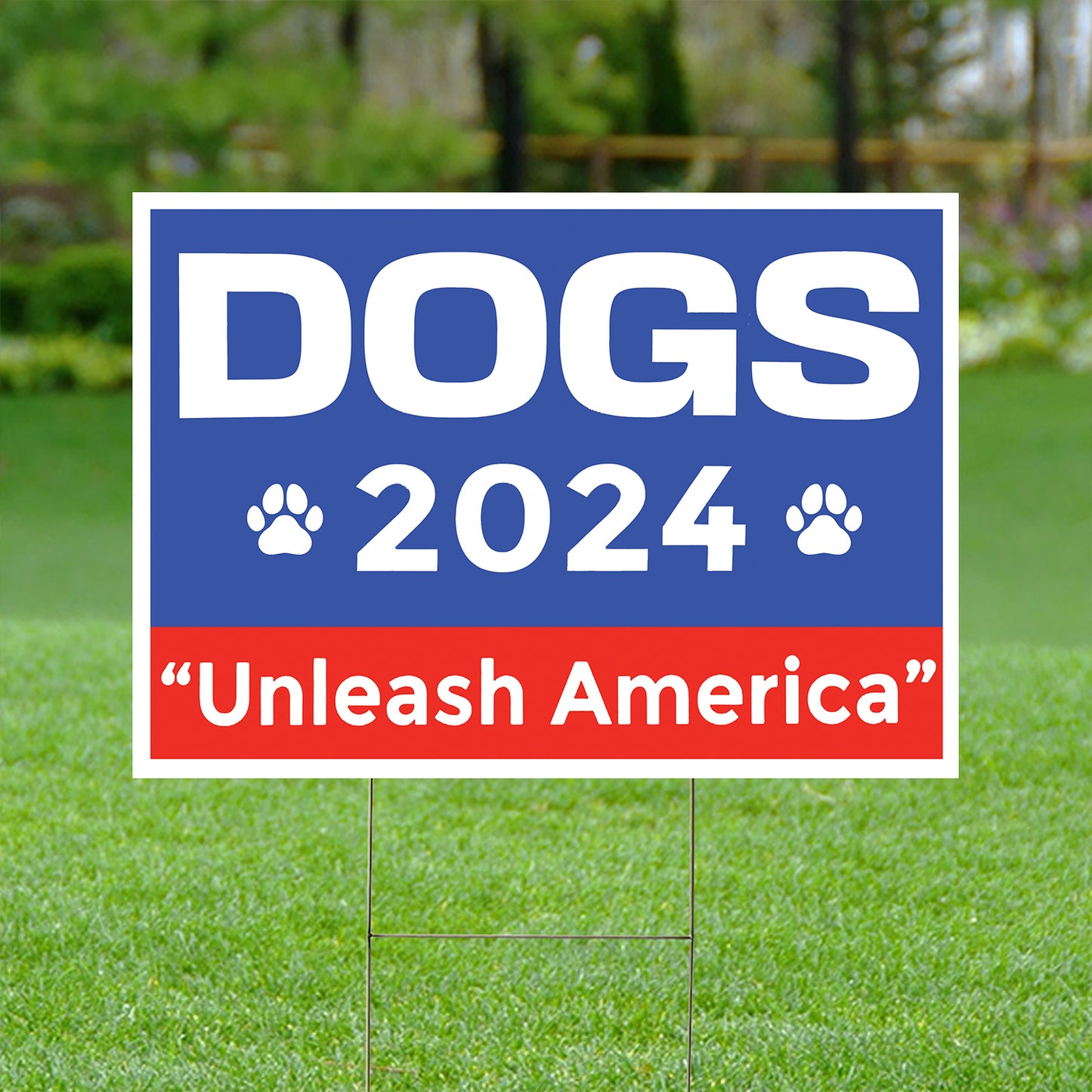 Petthouse | Personalized Yard Sign, Gift For Dog Lovers, Funny America Dog 2024, Decorative Pet Yard Sign