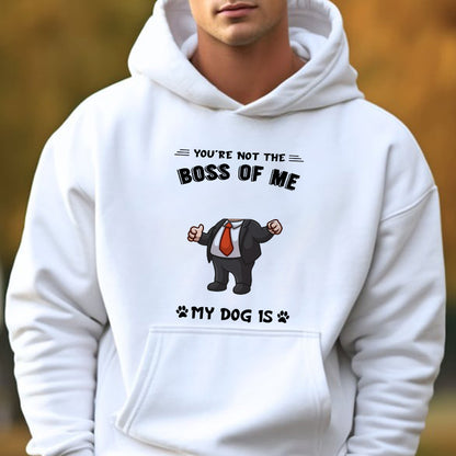 Petthouse | Personalized You're Not The Boss Of Me My Dog Is Funny Shirt, Gift For Dog Mom Dog Dad