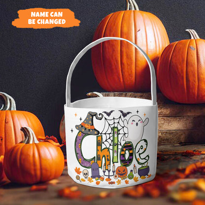 Petthouse | Personalized Halloween Candy Bag, Halloween Treat Bags For Kids, Halloween Gift